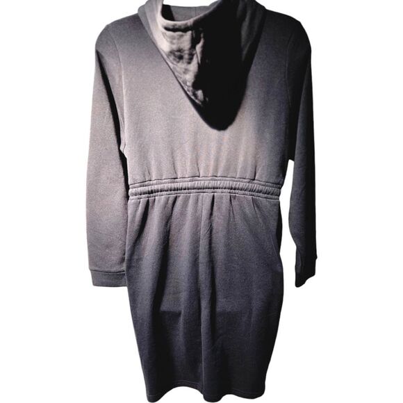 TORRID MINI Black Super Soft Fleece Hooded Sweatshirt Dress With Pockets Size 2X - Picture 11 of 16